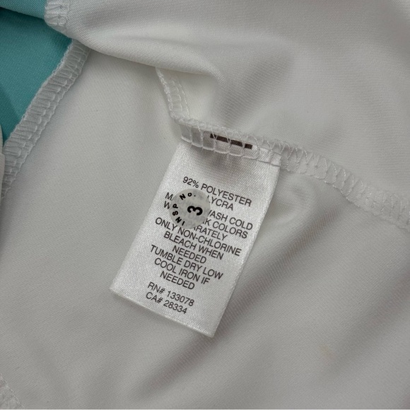 NWT K-Swiss Women's Colorblock SPF 50+ White Angel Tank Top Built in Bra Small - Picture 6 of 10